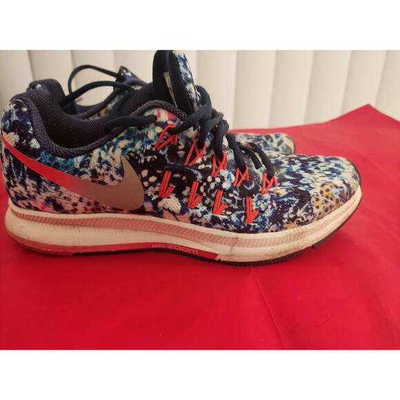 Nike Air‎ Zoom Pegasus 33 Athletic Running Shoes Multicolor 849812-406 Women's 8 - Picture 7 of 8